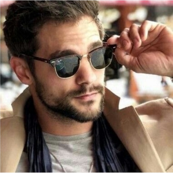 Ray-Ban Tortoise and Gold Clubmaster Sunglasses - Picture 7 of 11